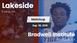 Matchup: Lakeside  vs. Bradwell Institute 2016