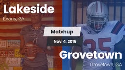Matchup: Lakeside  vs. Grovetown  2016