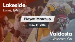 Matchup: Lakeside  vs. Valdosta  2016