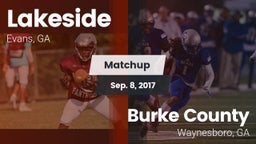 Matchup: Lakeside  vs. Burke County  2017