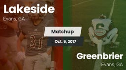 Matchup: Lakeside  vs. Greenbrier  2017