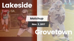 Matchup: Lakeside  vs. Grovetown  2017