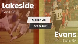 Matchup: Lakeside  vs. Evans  2018