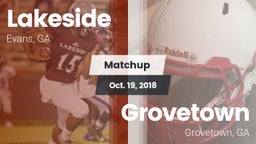 Matchup: Lakeside  vs. Grovetown  2018