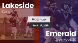Matchup: Lakeside  vs. Emerald  2019