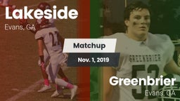 Matchup: Lakeside  vs. Greenbrier  2019