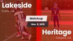 Matchup: Lakeside  vs. Heritage  2019