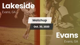 Matchup: Lakeside  vs. Evans  2020