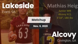 Matchup: Lakeside  vs. Alcovy  2020