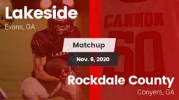 Matchup: Lakeside  vs. Rockdale County  2020