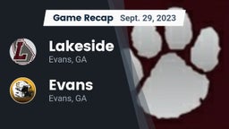 Recap: Lakeside  vs. Evans  2023