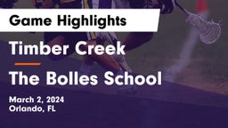 Timber Creek  vs The Bolles School Game Highlights - March 2, 2024