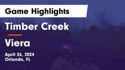 Timber Creek  vs Viera  Game Highlights - April 26, 2024
