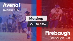 Matchup: Avenal  vs. Firebaugh  2016