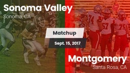 Matchup: Sonoma Valley High vs. Montgomery  2017