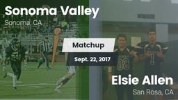 Matchup: Sonoma Valley High vs. Elsie Allen  2017