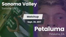 Matchup: Sonoma Valley High vs. Petaluma  2017