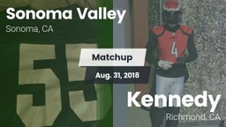 Matchup: Sonoma Valley High vs. Kennedy  2018