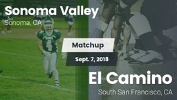 Matchup: Sonoma Valley High vs. El Camino  2018