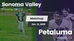 Matchup: Sonoma Valley High vs. Petaluma  2018