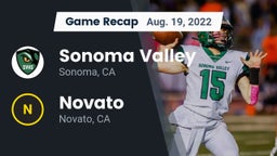 Recap: Sonoma Valley  vs. Novato  2022