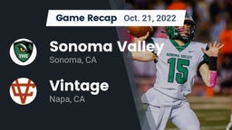 Recap: Sonoma Valley  vs. Vintage  2022