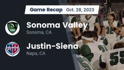 Recap: Sonoma Valley  vs. Justin-Siena  2023