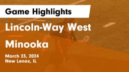 Lincoln-Way West  vs Minooka  Game Highlights - March 23, 2024
