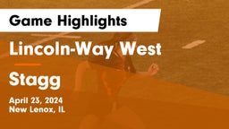 Lincoln-Way West  vs Stagg  Game Highlights - April 23, 2024