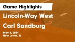 Lincoln-Way West  vs Carl Sandburg  Game Highlights - May 8, 2024
