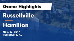 Russellville  vs Hamilton Game Highlights - Nov. 27, 2017