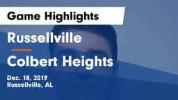 Russellville  vs Colbert Heights Game Highlights - Dec. 18, 2019