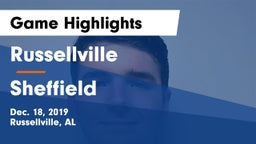 Russellville  vs Sheffield Game Highlights - Dec. 18, 2019