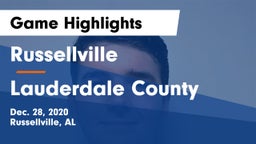 Russellville  vs Lauderdale County  Game Highlights - Dec. 28, 2020
