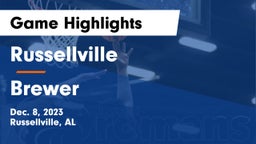 Russellville  vs Brewer  Game Highlights - Dec. 8, 2023