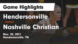 Hendersonville  vs Nashville Christian  Game Highlights - Nov. 30, 2021