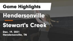 Hendersonville  vs Stewart's Creek  Game Highlights - Dec. 19, 2021