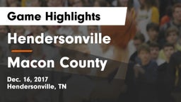 Hendersonville  vs Macon County  Game Highlights - Dec. 16, 2017
