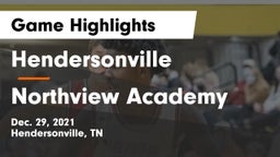 Hendersonville  vs Northview Academy Game Highlights - Dec. 29, 2021