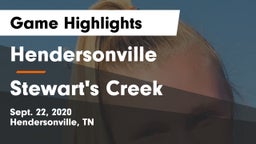 Hendersonville  vs Stewart's Creek  Game Highlights - Sept. 22, 2020
