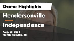 Hendersonville  vs Independence Game Highlights - Aug. 22, 2021