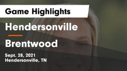 Hendersonville  vs Brentwood Game Highlights - Sept. 28, 2021