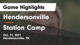 Hendersonville  vs Station Camp  Game Highlights - Oct. 21, 2021