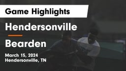 Hendersonville  vs Bearden  Game Highlights - March 15, 2024