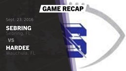 Recap: Sebring  vs. Hardee  2016
