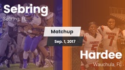 Matchup: Sebring  vs. Hardee  2017