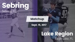 Matchup: Sebring  vs. Lake Region 2017