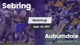 Matchup: Sebring  vs. Auburndale  2017