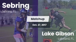 Matchup: Sebring  vs. Lake Gibson  2017