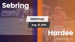 Matchup: Sebring  vs. Hardee  2018